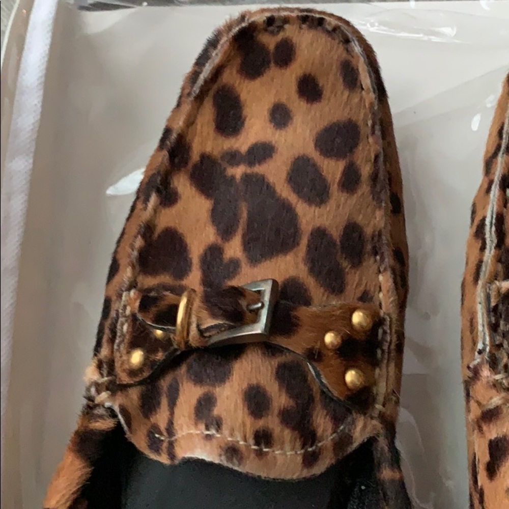 🧡🖤 Prada Moccasin Pony Hair Flats 🧡🖤 - Picture 5 of 13